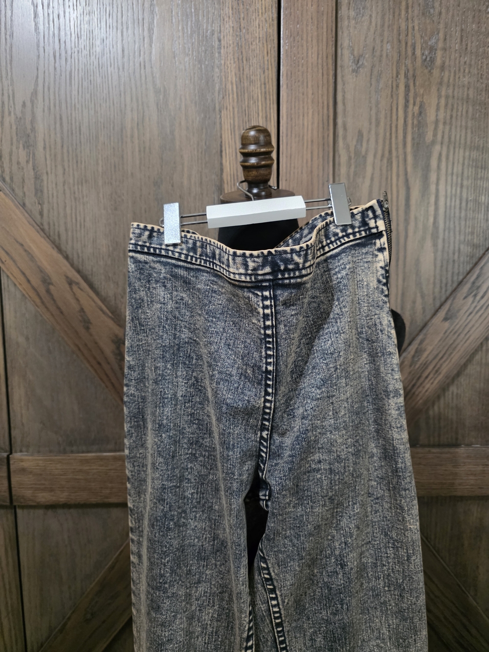 Rachel Comey Acid Wash Gray Wide-Leg Jeans - Picture 2 of 7
